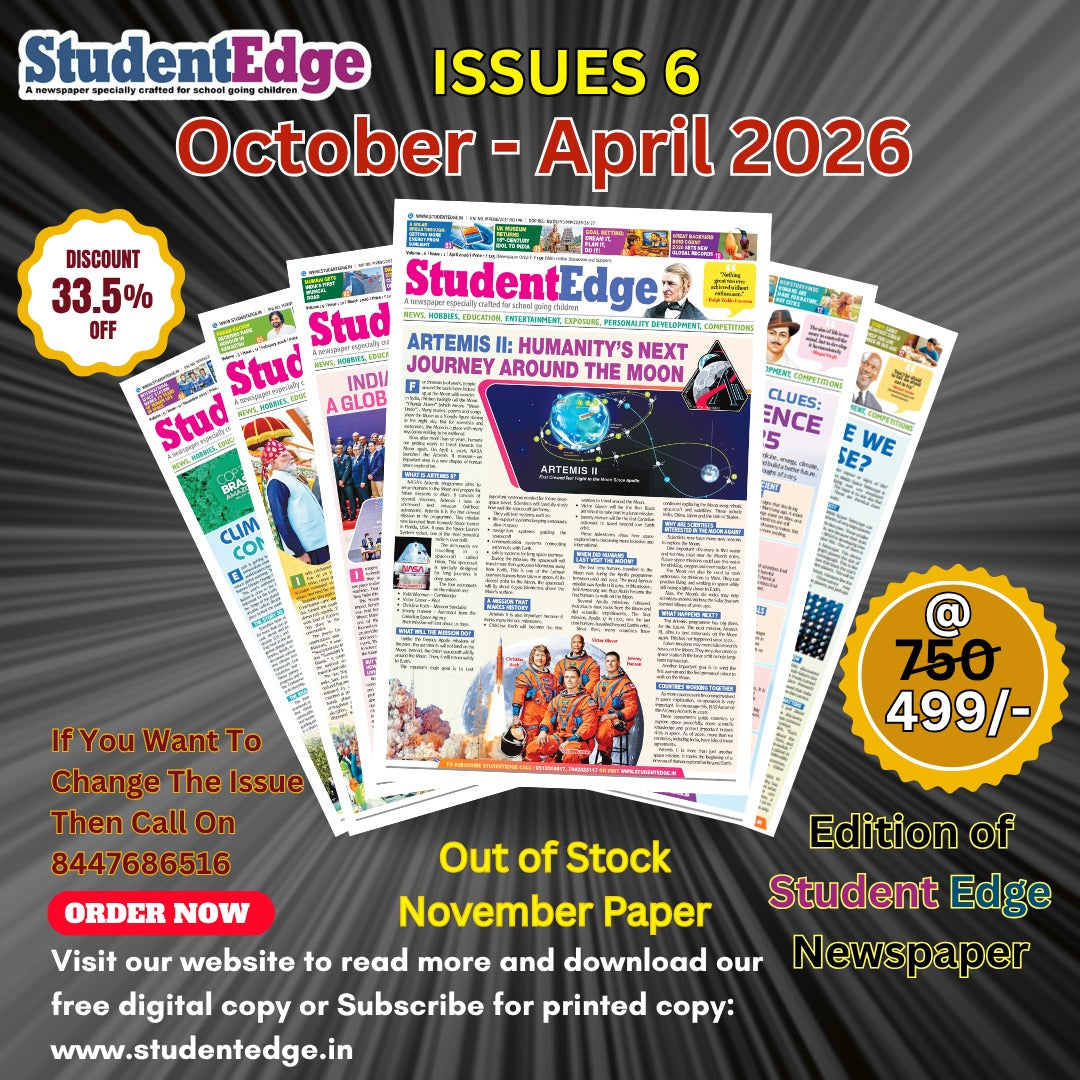 StudentEdge Newspaper : Previous Six Months Bundle ( OCT - APR 2026)